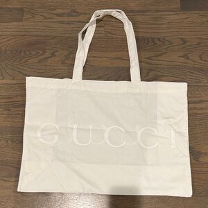 Gucci Ivory fabric tote Shopper Bag